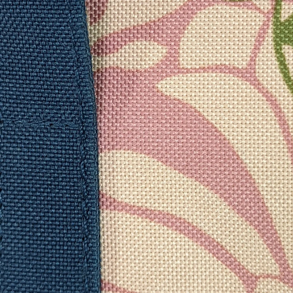 Lancome Tote Bag Pink Paris Atelier Flowers Canvas Eiffel Tower birds Lined Lg - Picture 6 of 10